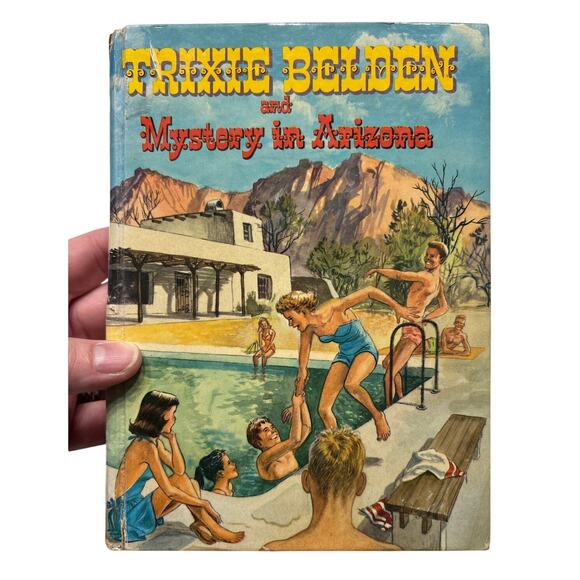 Trixie Belden and the Mystery in Arizona 1958 Whitman Vintage Book - Picture 1 of 12